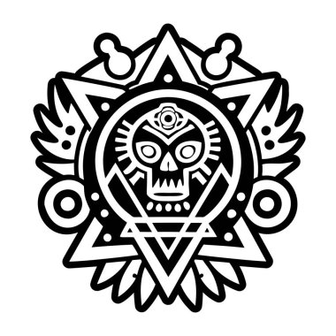 Antik sembol dövmesinin sembolü.