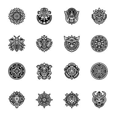 Zıpzıp el sembolünün kabartma tarzı simgesi