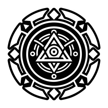 Zıpzıp çemberi sembolünün doldurulmuş bir biçim simgesi