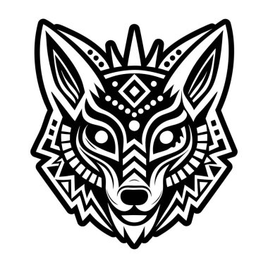 Çakal hileci sembolünün katı bir simgesi