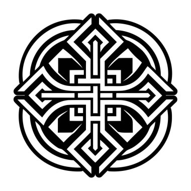 Kesişen yol sembolü dövmesinin sembolü