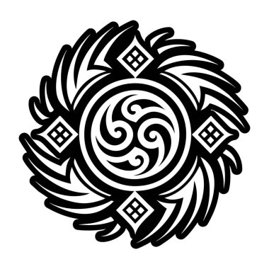 Çöl rüzgârı sembolünün katı bir simgesi.