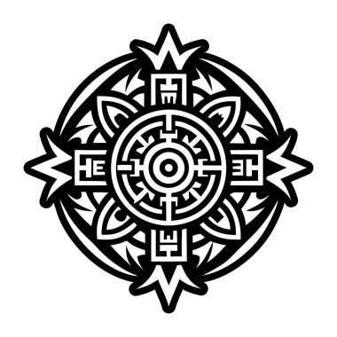 Mandala sembolünün bir simgesi.