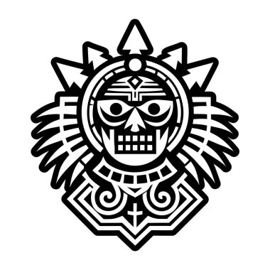 Zıpzıp tanrı dövmesinin doldurulmuş bir simgesi