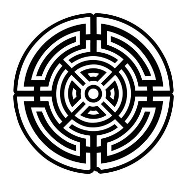 Labirent sembolünün bir simgesi