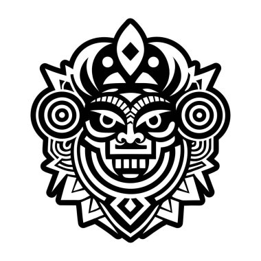 Zıpzıp kültür dövmesinin katı bir simgesi