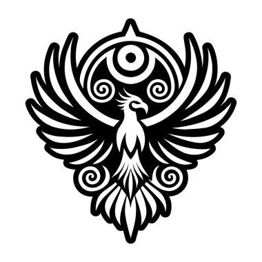 Yükselen Anka Kuşu dövmesinin sembolü