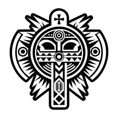 Sekme çubuğu dövmesinin katı bir simgesi