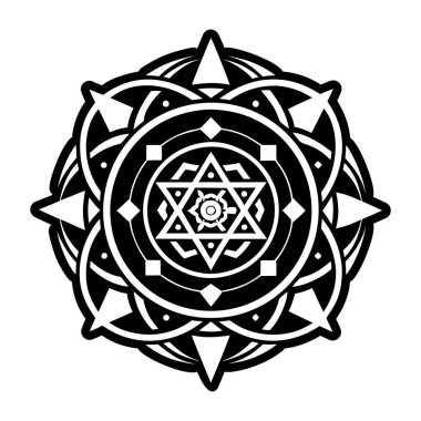 Hopi motif sembolünün katı biçim simgesi