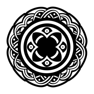 Kutsal sembol dövmesinin doldurulmuş bir simgesi