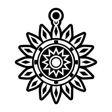 Güneş patlaması sembolünün bir simgesi