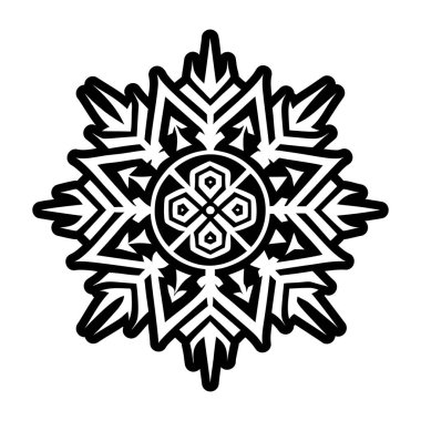 Kar tanesi dövmesinin bir simgesi.