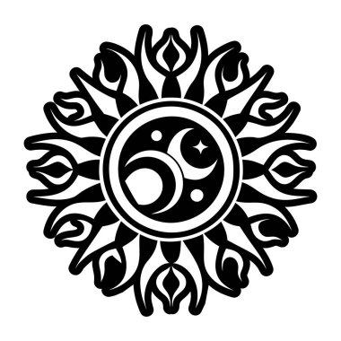 Gökyüzü sembolü dövmesinin katı bir simgesi