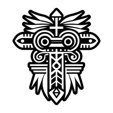 Hopi totem sembolünün katı biçim simgesi