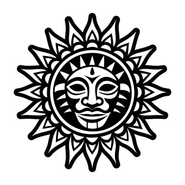 Güneş Tanrısı sembolünün katı bir simgesi.