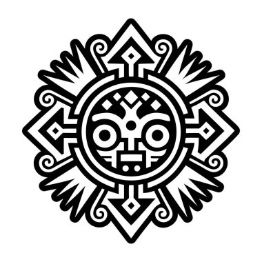 Geoglif dövmesinin katı bir simgesi