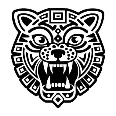 Aztek hayvan dövmesinin sembolü.