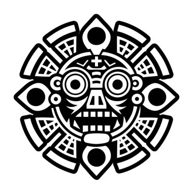 Dövme sayan İnka 'nın doldurulmuş bir simgesi