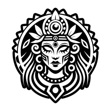 Pachamama 'nın anne dövmesinin sembolü.