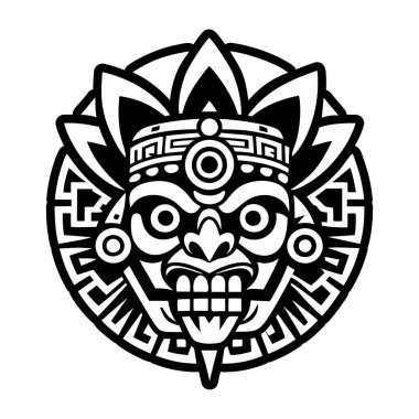 Meksika maskesi sembolünün bir simgesi.