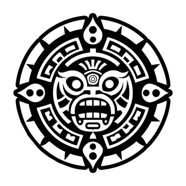 Kabile takvim sembolünün katı biçim simgesi