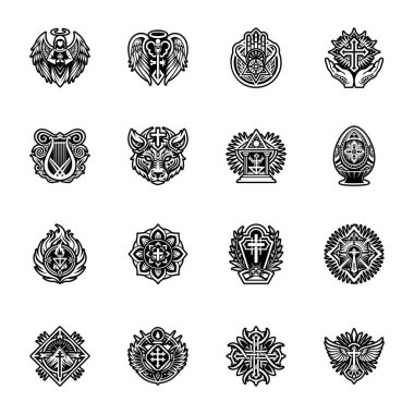 Koruyucu kanat sembolünün tam biçimli simgesi