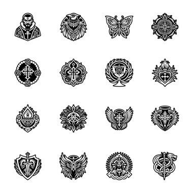 Vaftiz töreninin doldurulmuş bir simgesi.