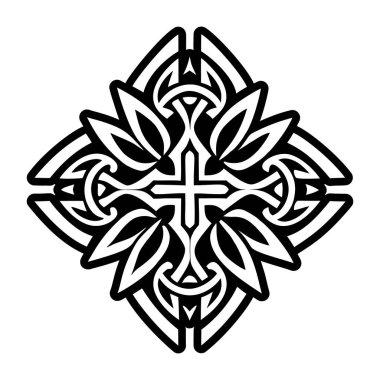 İsa 'nın haç sembolünün katı bir simgesi