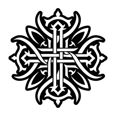 Kutsal betik sembolünün doldurulmuş bir biçim simgesi