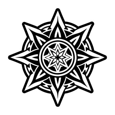 Kutsal yıldız dövmesinin sembolü.