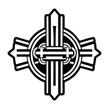 Papalık haç sembolünün bir simgesi