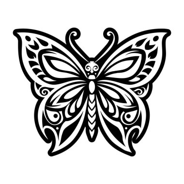 Kelebek sembolünün katı bir simgesi