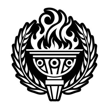 Meşale dövmesinin sembolü.