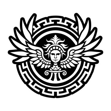 Dekanüs tanrısının katı bir biçim simgesi