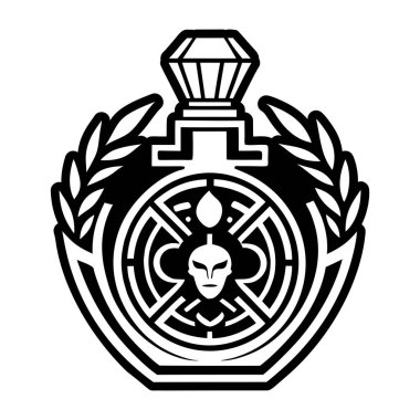 Parfüm dövmesinin doldurulmuş bir simgesi