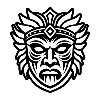 Tiyatro maskeli dövmenin sağlam bir simgesi