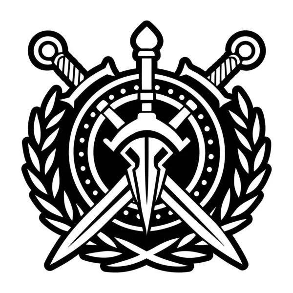 Bir haç sembolü Kılıç dövmesi