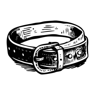 Korsan kemerinin yarım yamalak bir çizimi