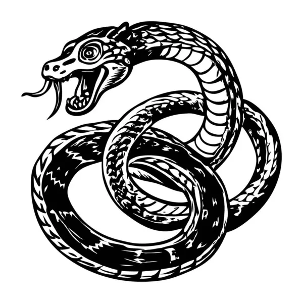 Ouroboros yılan illüstrasyonu