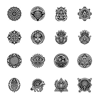 Hayvan pençesi sembolünün doldurulmuş bir simgesi