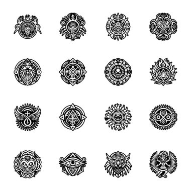 Bir hayvan dövmesinin sembolü.