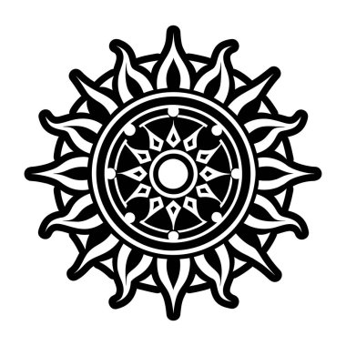 Mağara güneşinin katı bir simgesi.