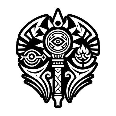 Törensel personel sembolünün doldurulmuş bir simgesi