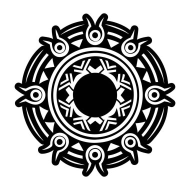 Çember birlik dövmesinin doldurulmuş bir simgesi