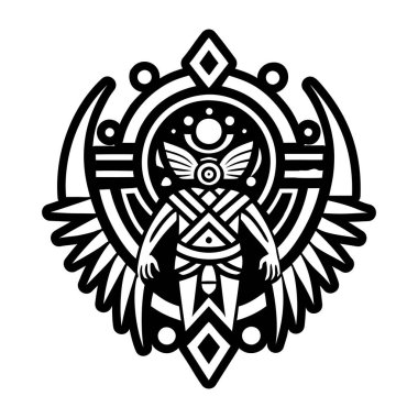 Gardiyan dövmesinin sağlam bir simgesi