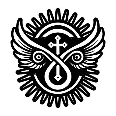 Sonsuz kanat sembolünün bir simgesi.