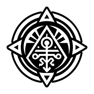 İlahi sembolün doldurulmuş bir biçim simgesi