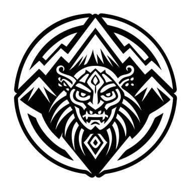 Dağ Ruhu sembolünün bir simgesi.