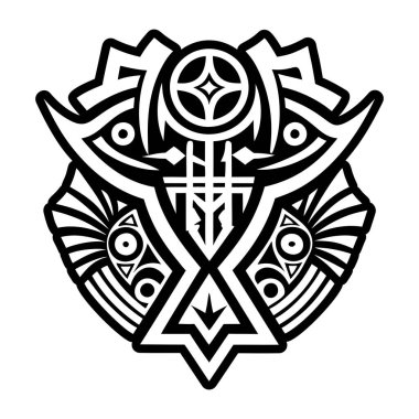 Mağara sembolünün doldurulmuş bir simgesi