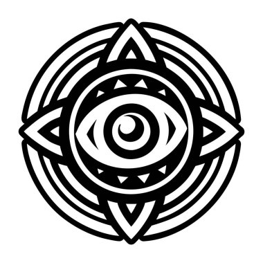 Spiral göz dövmesinin sembolü.